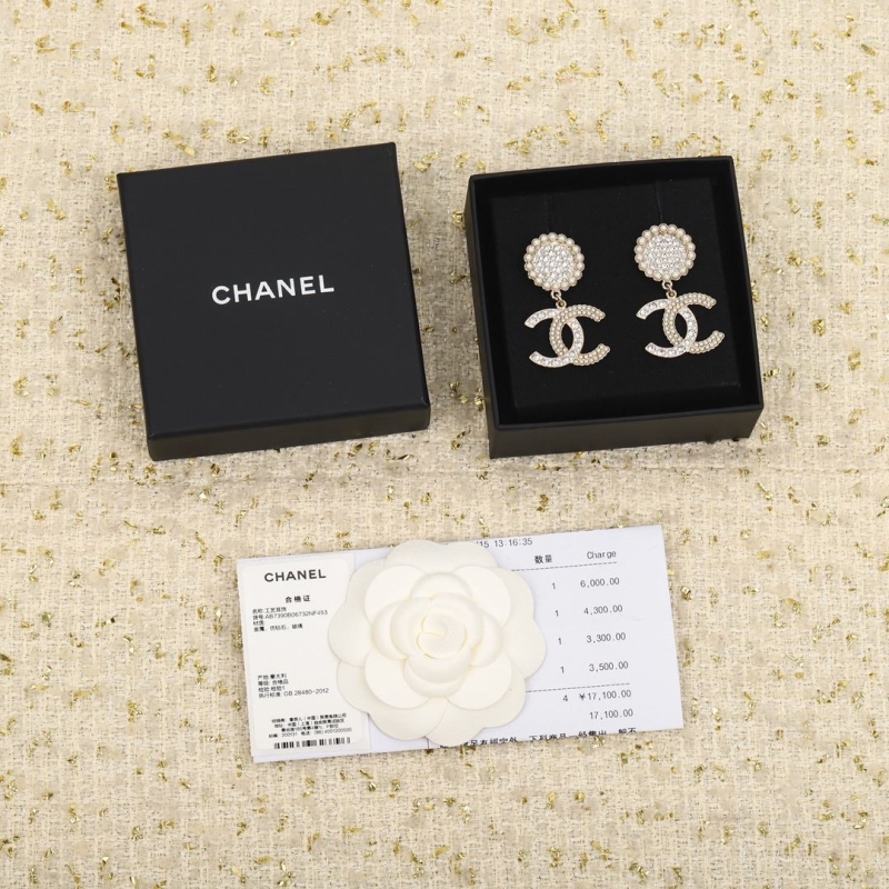 Ch*el earrings